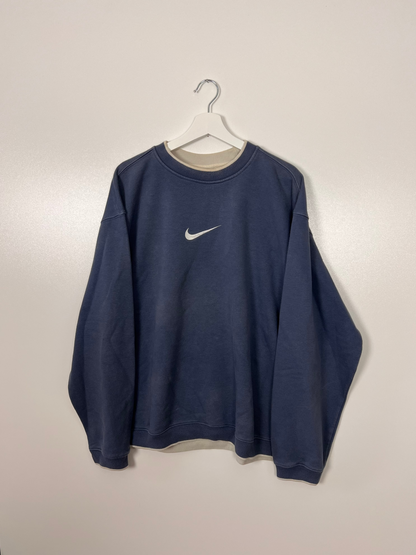 Early 00's Nike Big Swoosh Crewneck - XLarge