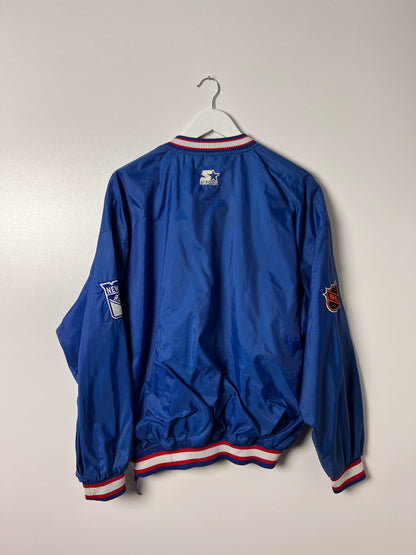 Vintage Starter Rangers 1/4 Button Up Jacket - Medium