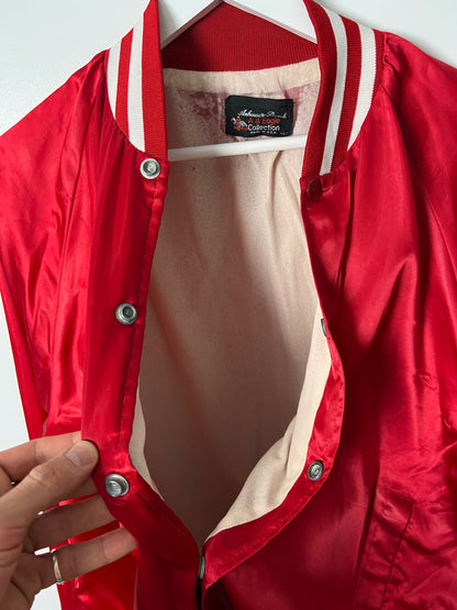 Vintage 80's Budweiser Baseball Jacket – Small