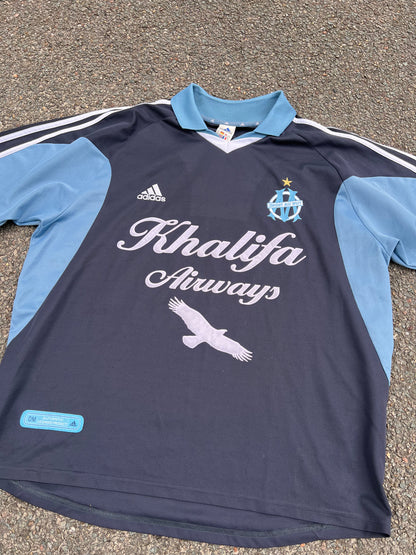 00's Adidas Olympique Marseille Jersey – XLarge