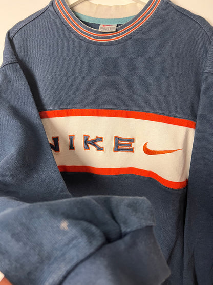Nike Big Logo Crewneck Sweater - Large