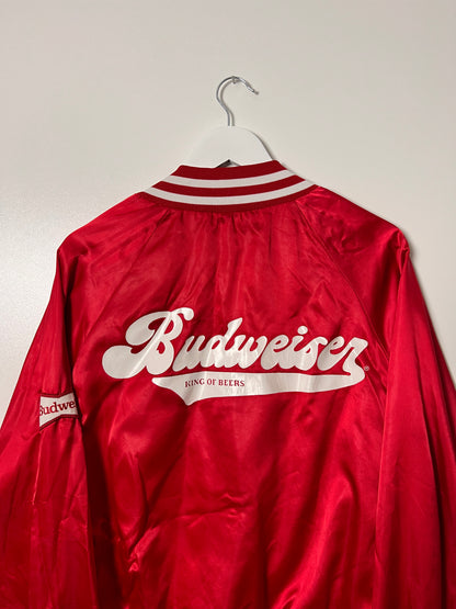 Vintage 80's Budweiser Baseball Jacket – Small