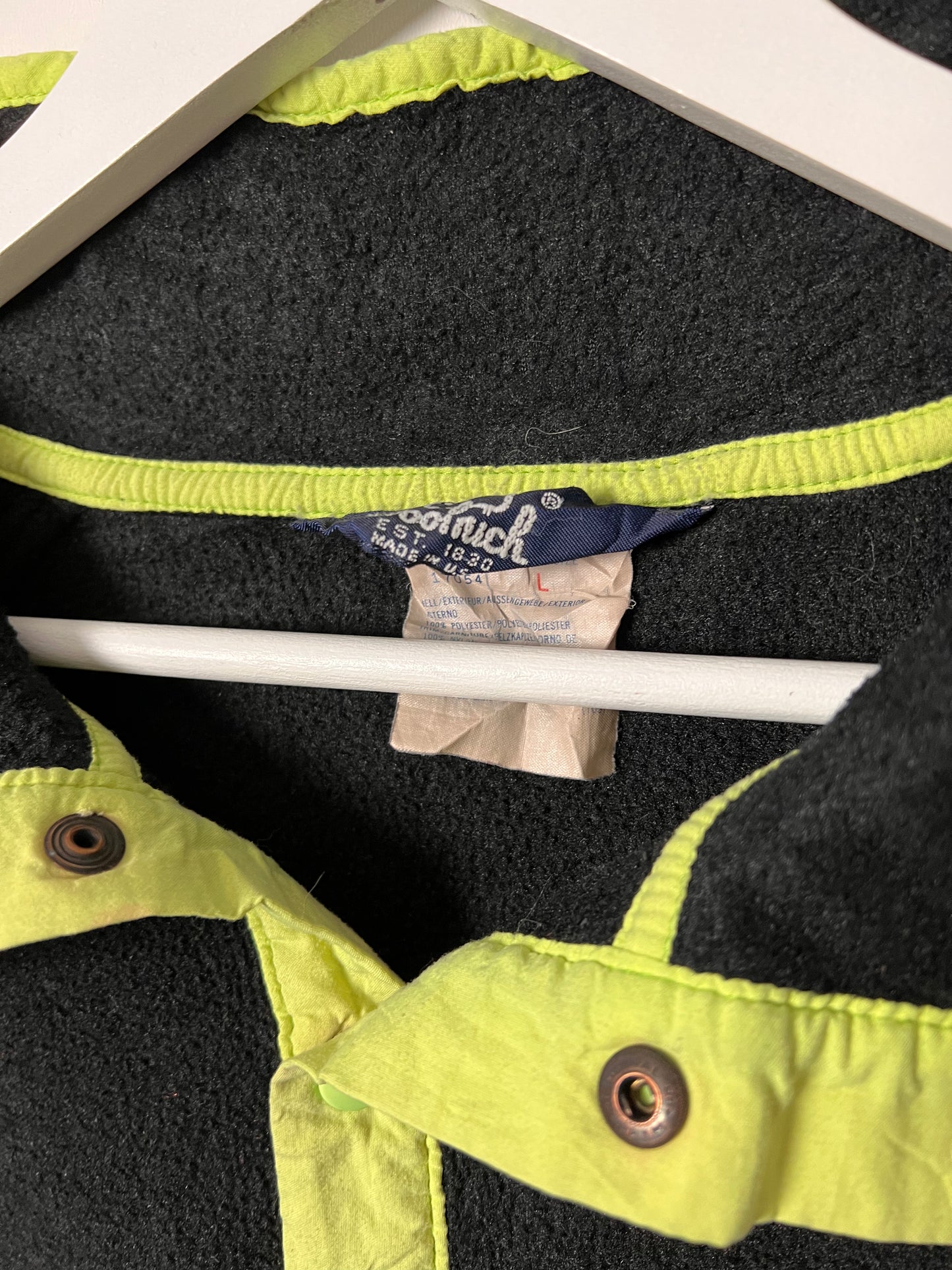 90's Woolrich 1/4 Button Up Fleece – Medium