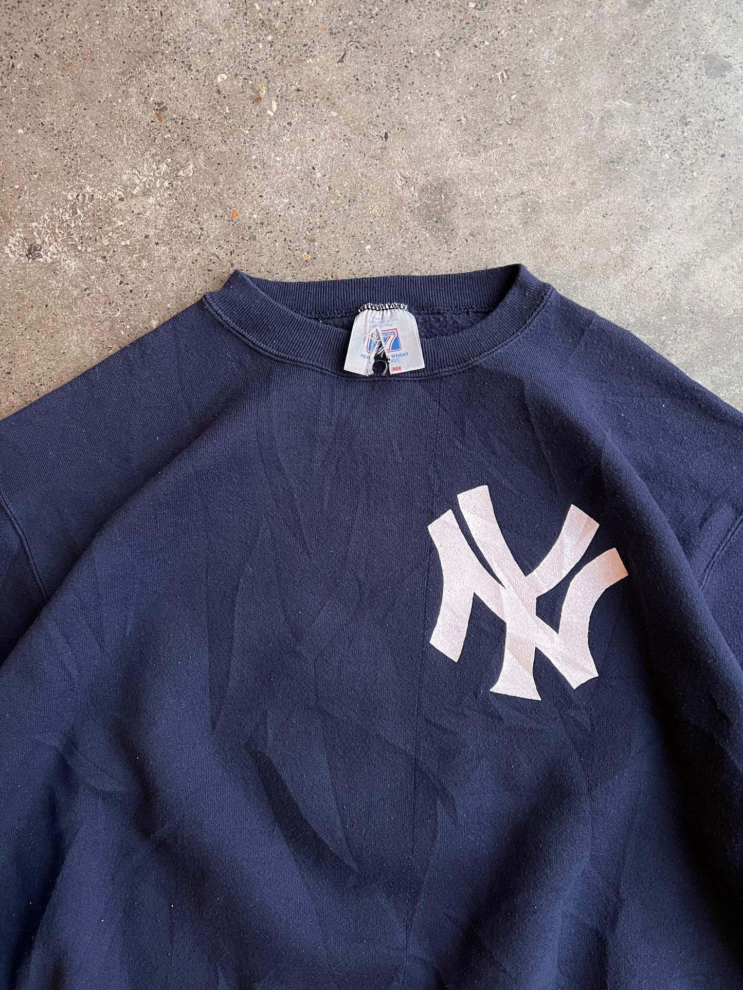 90s 7 Logo NY Yankees Jeter Crewneck – Large