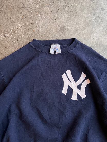 90s 7 Logo NY Yankees Jeter Crewneck – Large
