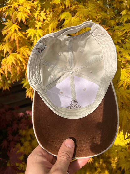 2000s Dakar Total Embroidered Cap Beige – One Size