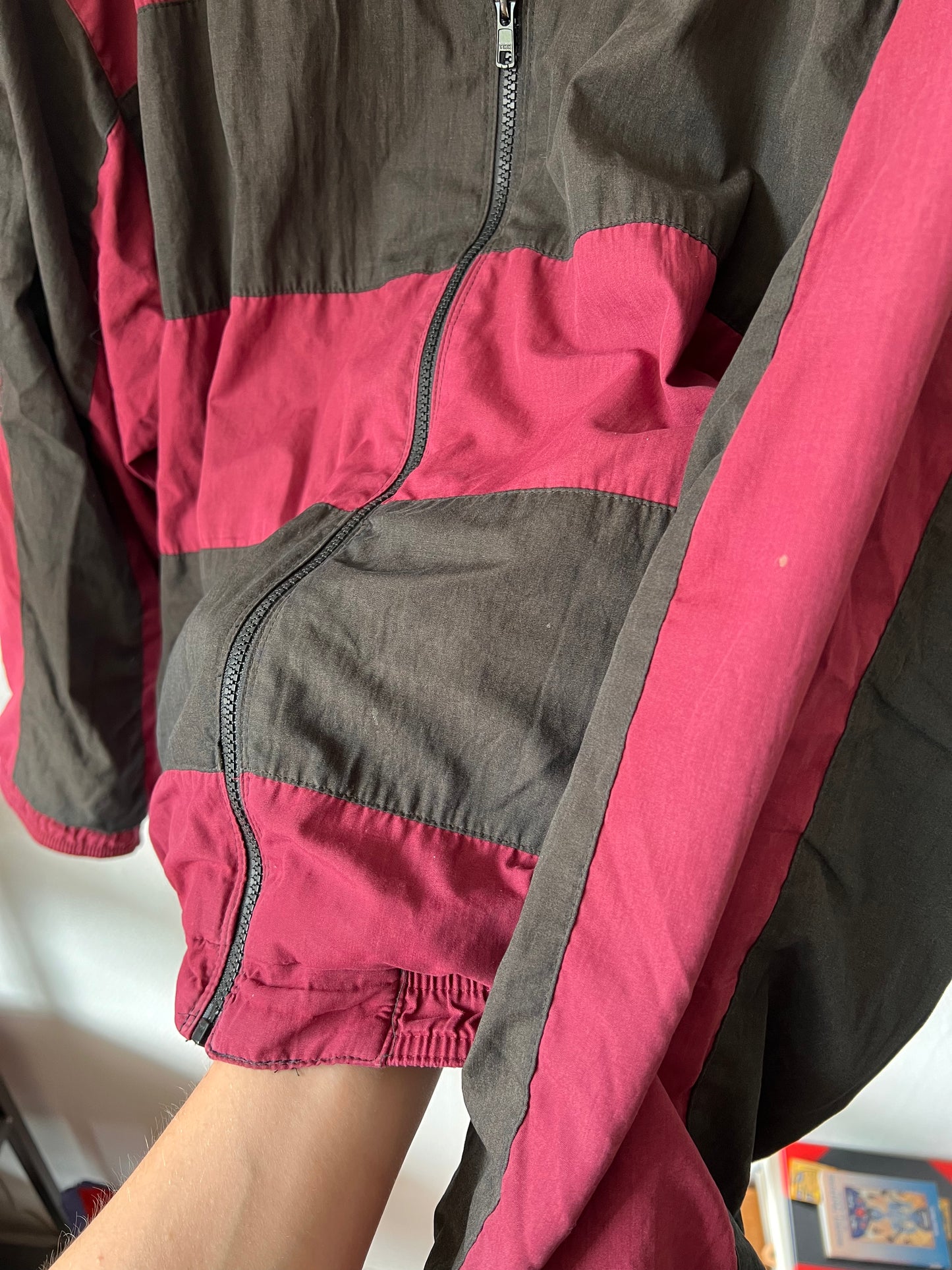 90s Adidas Equipment Multicolor Block Track Jacket – Large
