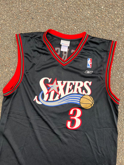 90's Reebok Sixers Allen Iverson Jersey – Large