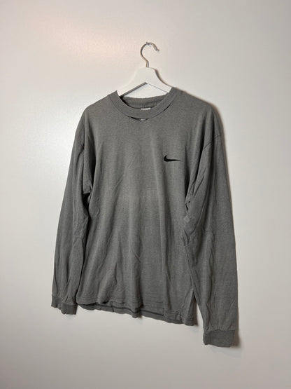Distressed Nike Longsleeve Shirt - Medium