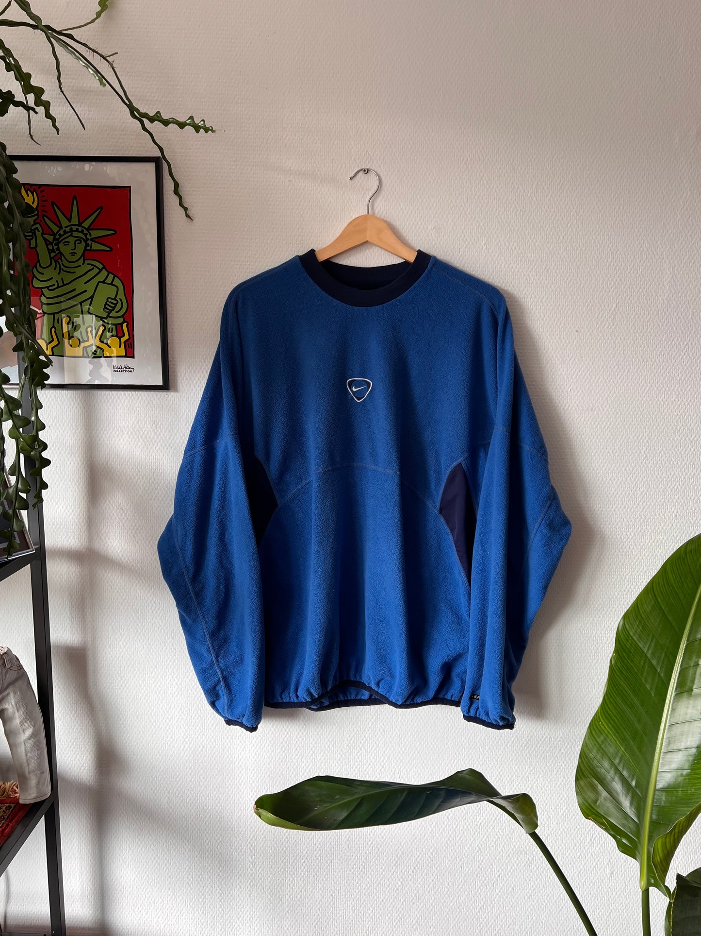 90s Nike Team Total Center Logo Crewneck Fleece – Medium