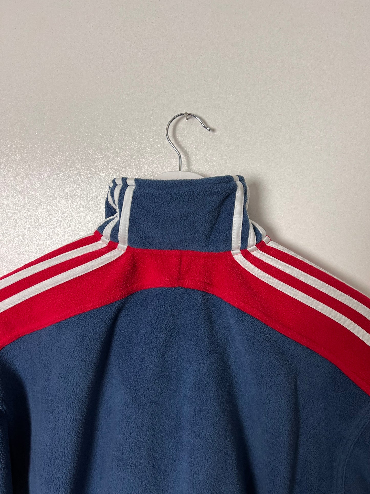 90's Adidas 1/4 Zip Up Multicolor Fleece – Medium