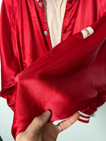 Vintage 80's Budweiser Baseball Jacket – Small