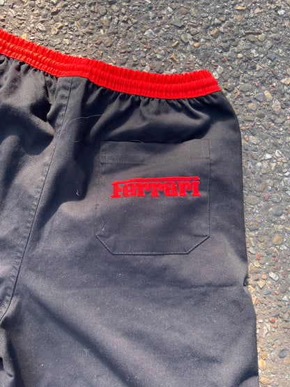 00' Ferrari Allover Embroidered Shorts – Medium