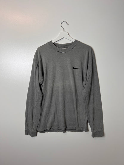 Distressed Nike Longsleeve Shirt - Medium