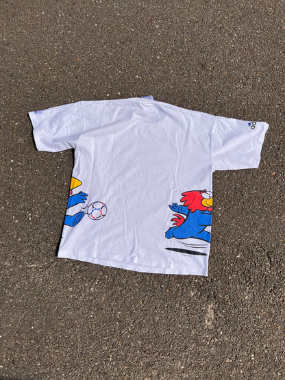 90's Adidas France 98 World Cup T-shirt – XSmall