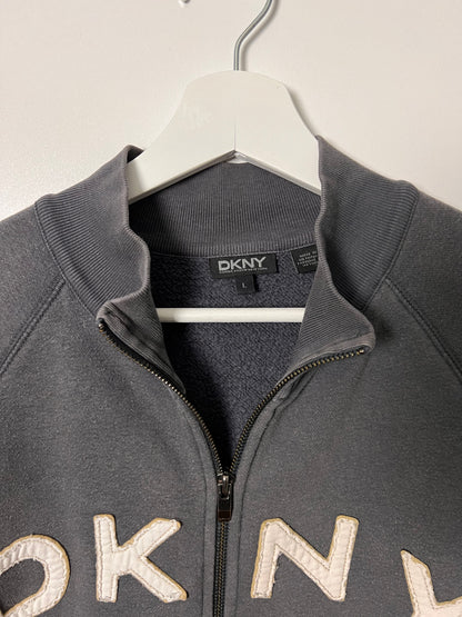 00's DKNY Y2K Zip Up Sweatshirt – Large