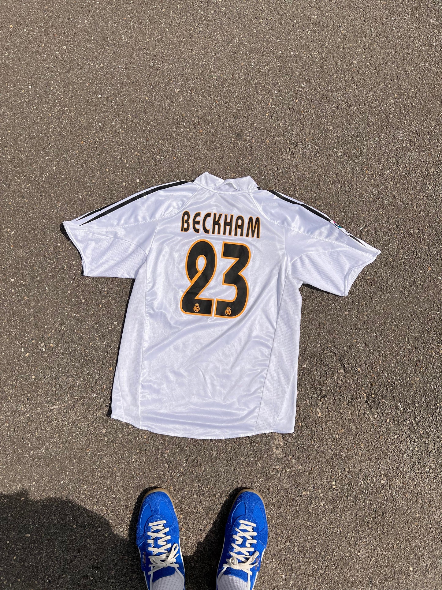 00's Adidas Real Madrid David Beckham Kit – Medium