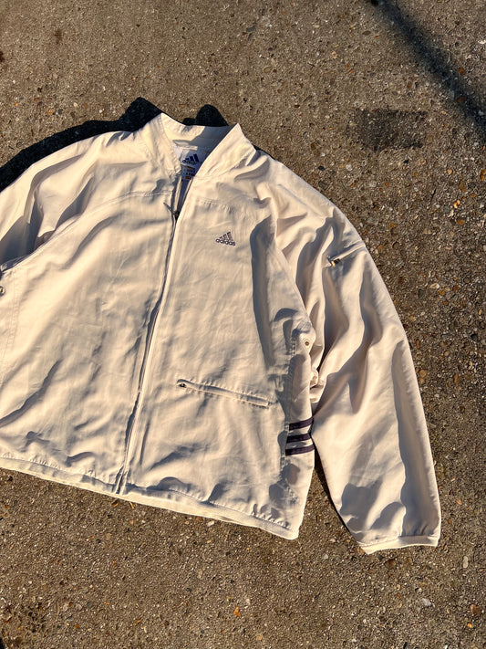 90s Adidas Full Zip Soft Tennis Track Jacket – Large