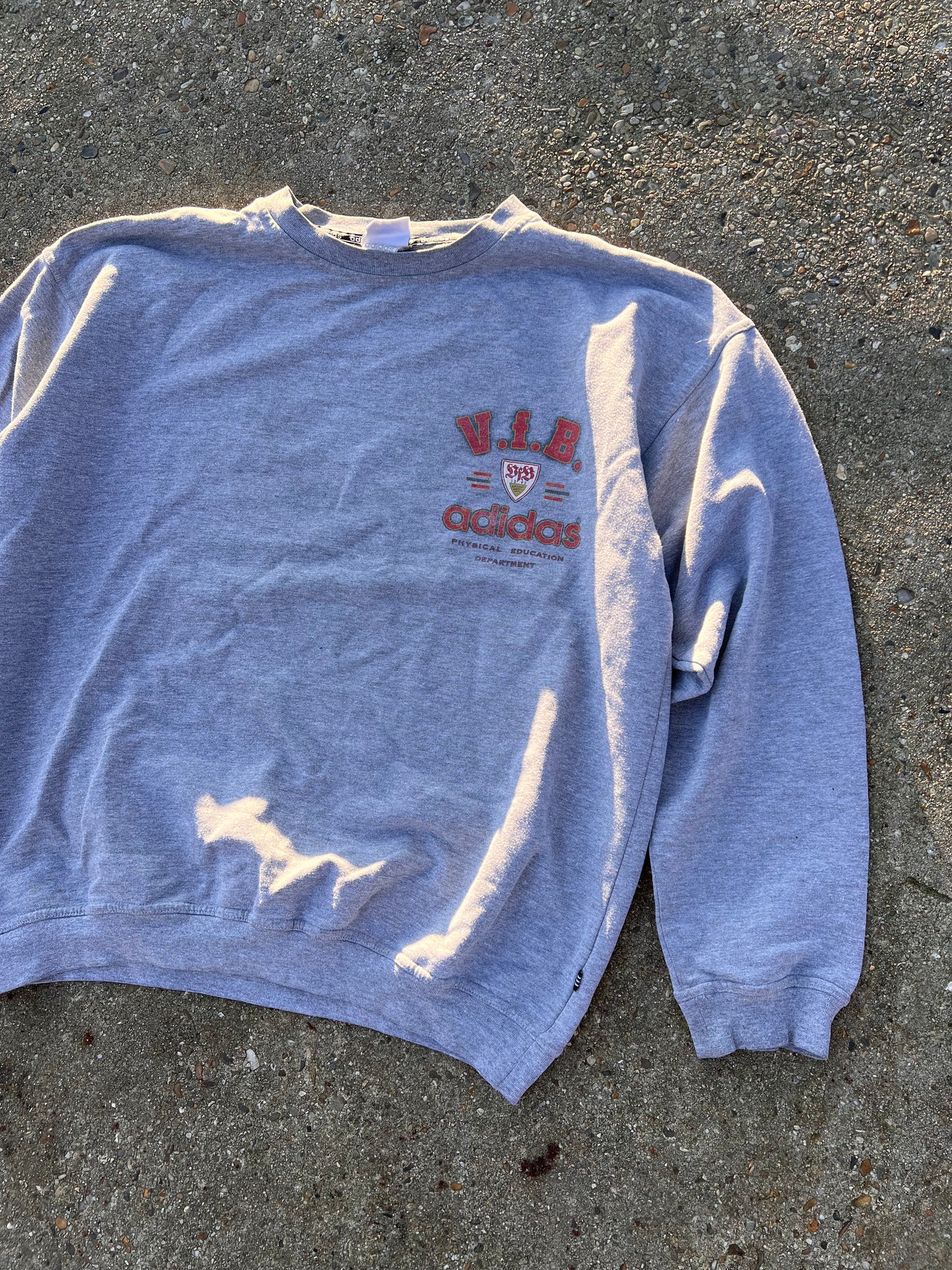 90s Adidas VfB Stuttgart Physical Education Department Sweatshirt – Xlarge