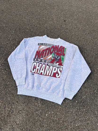 90's Salem Sportswear 1992 Alabama Sweatshirt – Large