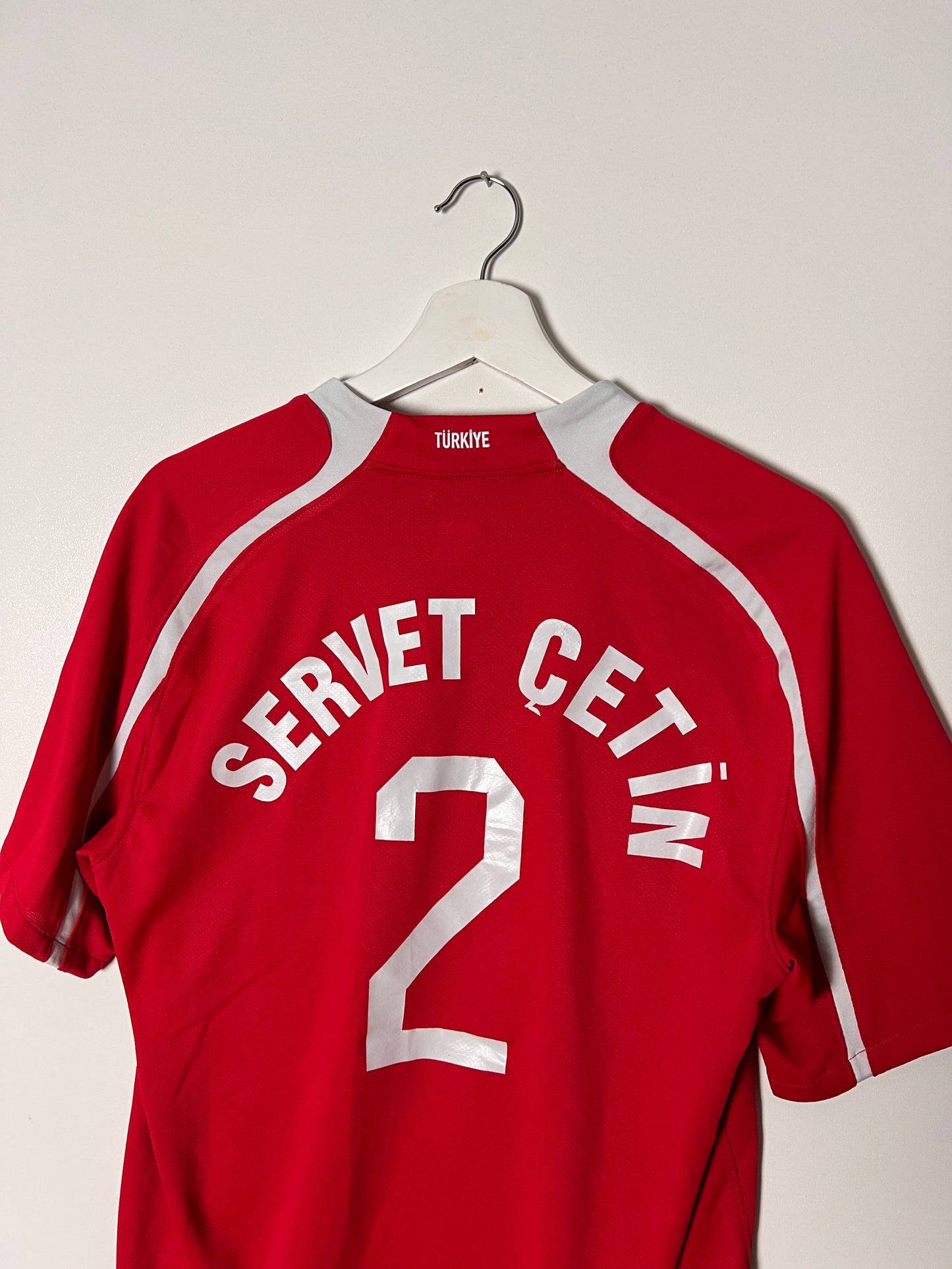 2000s Nike Turkey Servet Çetin Home Football Jersey – Medium