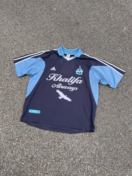 00's Adidas Olympique Marseille Jersey – XLarge