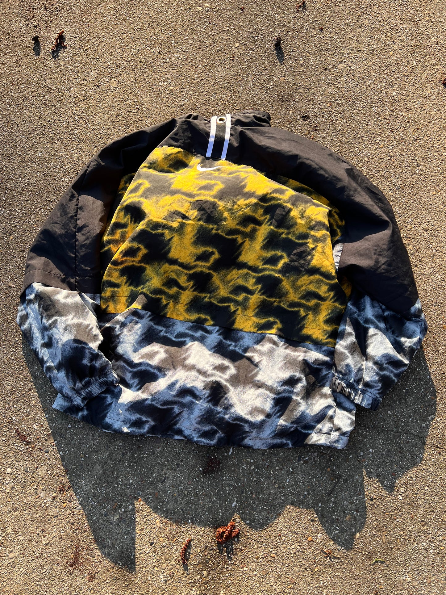 90s Nike Full Zip Grainy Multicolor Track Jacket – Xlarge