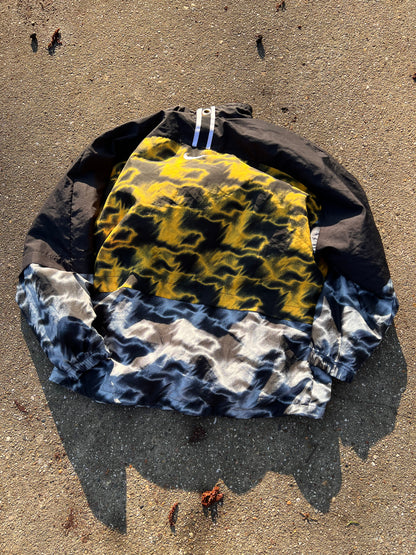 90s Nike Full Zip Grainy Multicolor Track Jacket – Xlarge