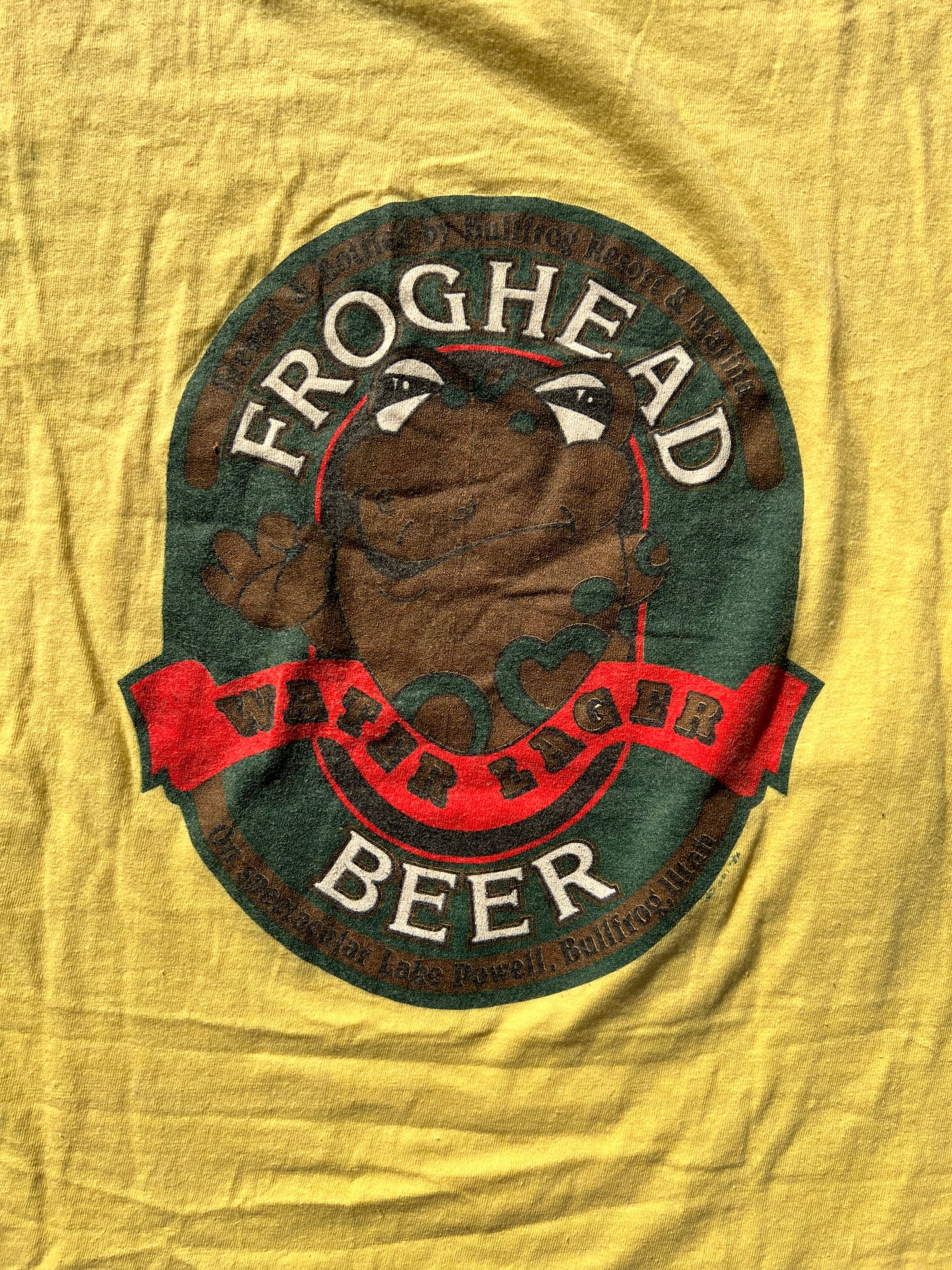 90's Froghead Bear Brewery T-Shirt – Medium