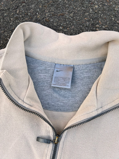 90's Nike Quarter Zip Center Swoosh Sweatshirt – Small