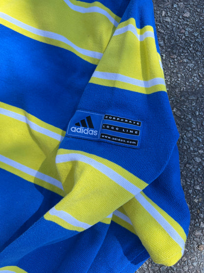 90's Adidas Longsleeve Rugby Polo – Medium