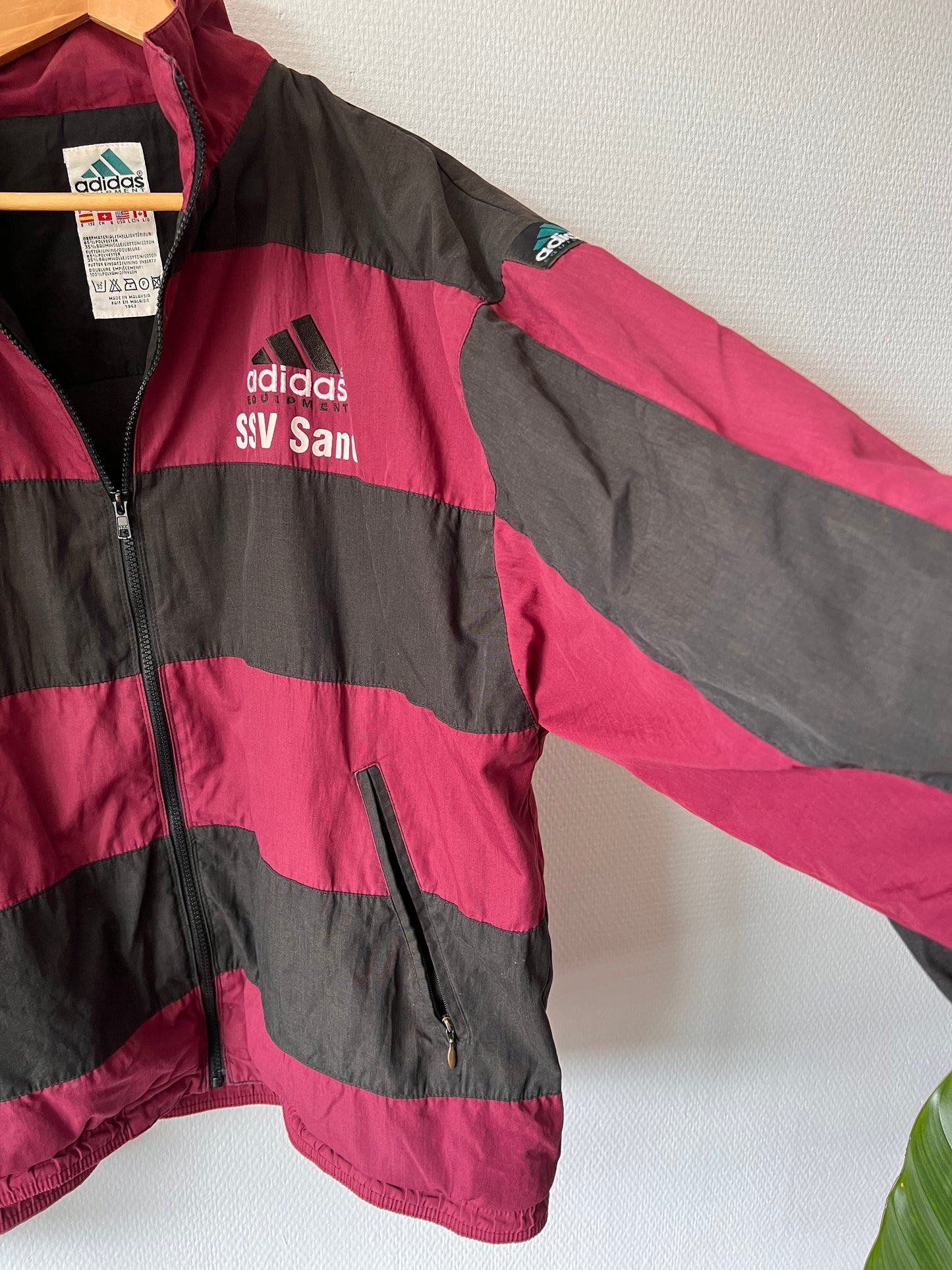 90s Adidas Equipment Multicolor Block Track Jacket – Large