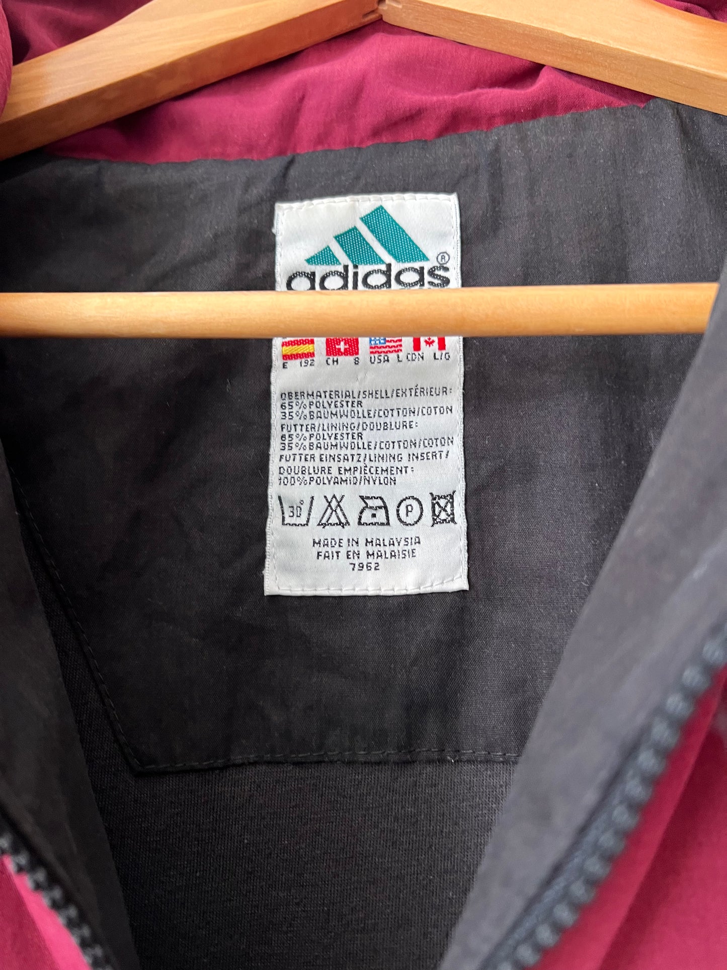 90s Adidas Equipment Multicolor Block Track Jacket – Large