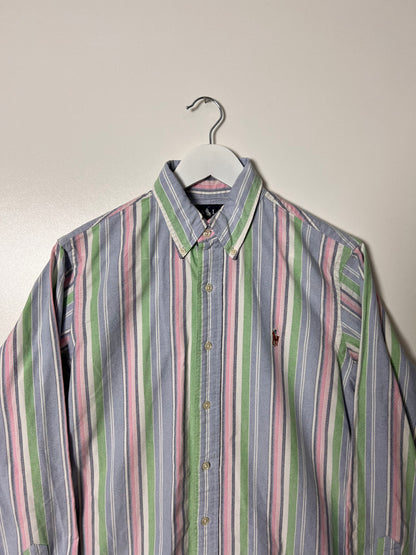 Ralph Lauren Multicolor Striped 90's Shirt – Large