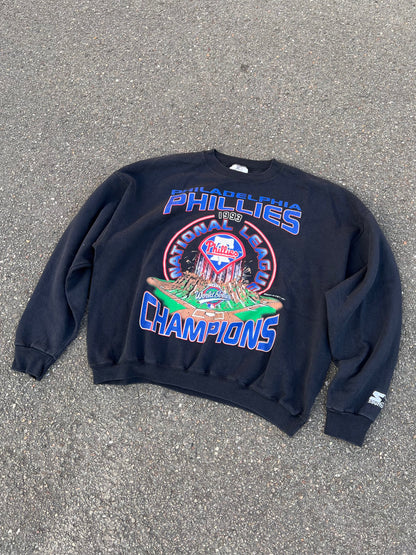 90's Starter 1993 Phillies Champions Sweatshirt – XLarge