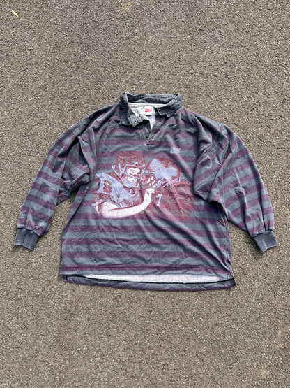 90s Nike Longsleeve Rugby Polo – XLarge