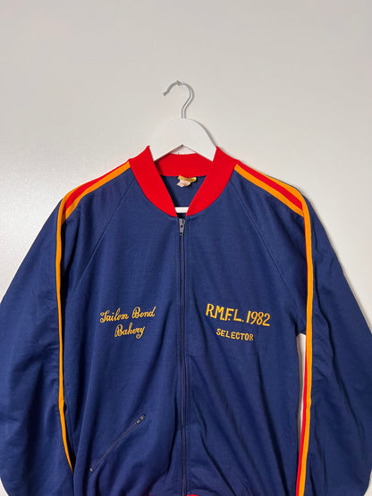 Vintage 80's Tailem Bend Bakery Jacket Track Jacket – Small