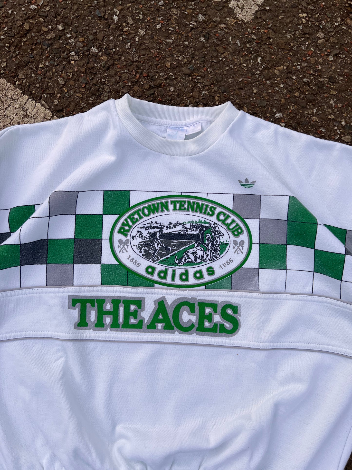 90s Adidas Ryetown Tennis Club Crewneck – Medium