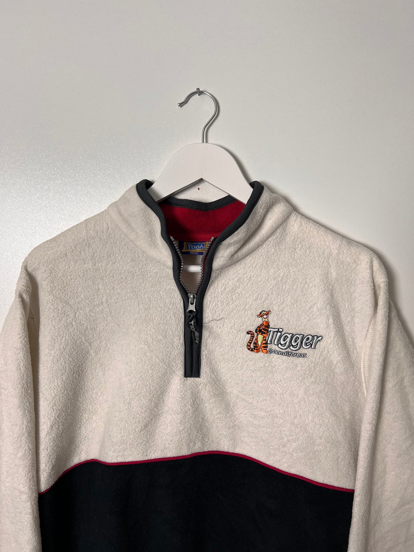 90's Looney Tunes 1/4 Button Up Tigger Fleece – XLarge