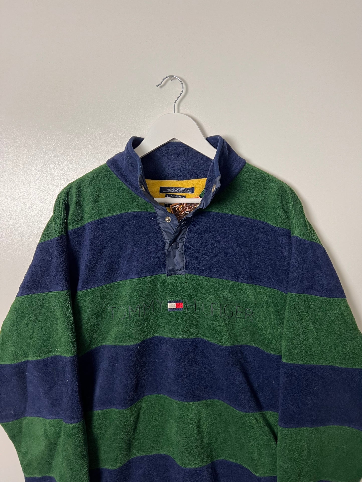 Tommy Hilfiger Spellout Fleece Button Up