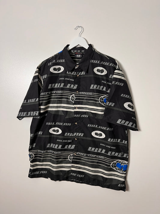 90's Wu Wear Button Up Shirt - XLarge
