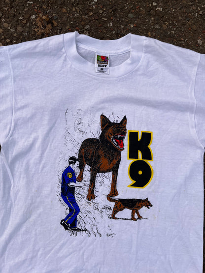 90s K9 Police Dog Trainer T-Shirt – Medium