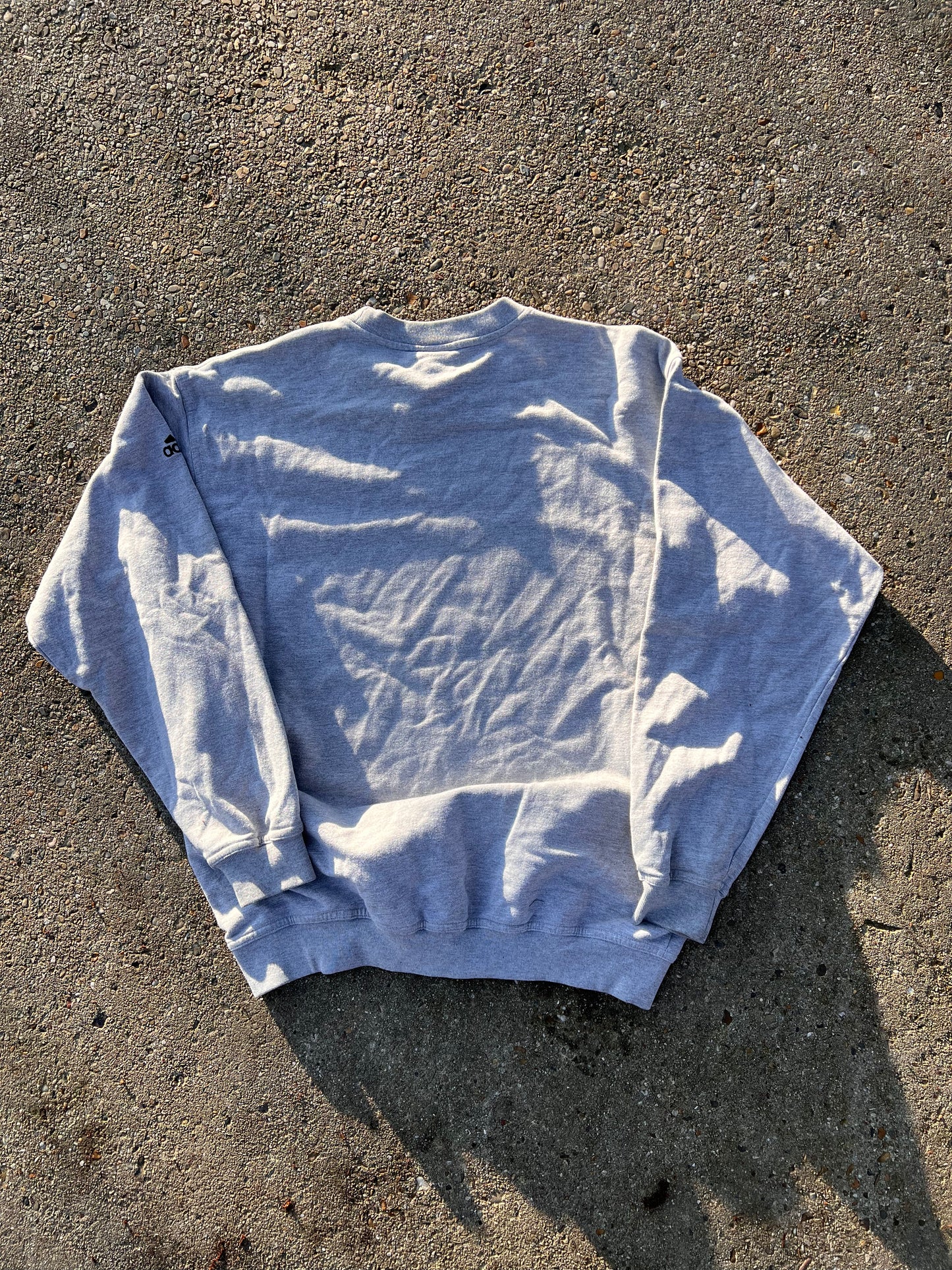 90s Adidas Checkered Big Logo Sweatshirt – Large