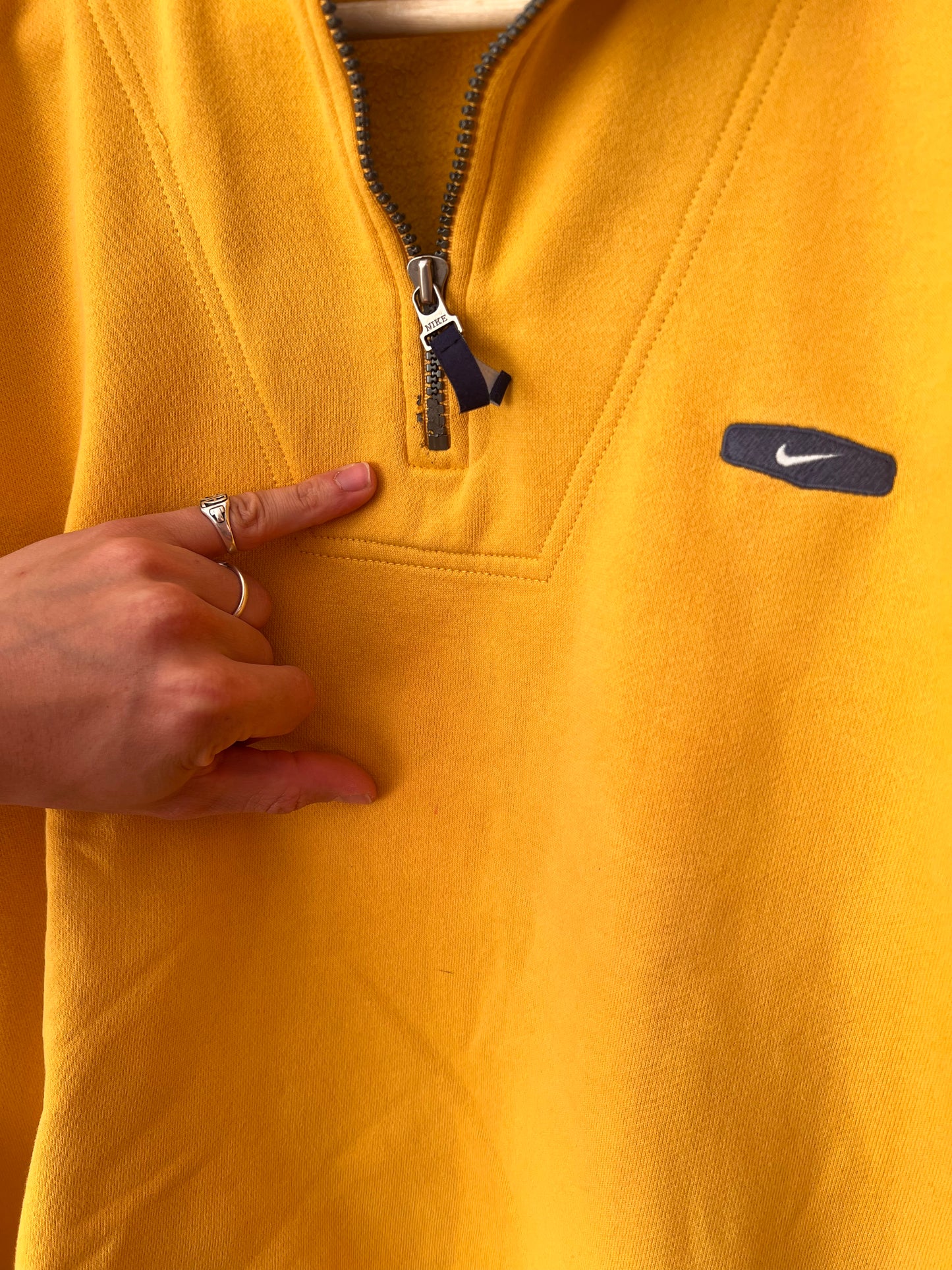 90s Nike 1/4 Zip Up Sweatshirt – Small