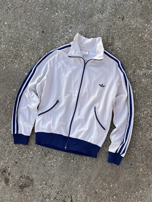 80s Adidas Classic Trefoil Logo Track Jacket – Small