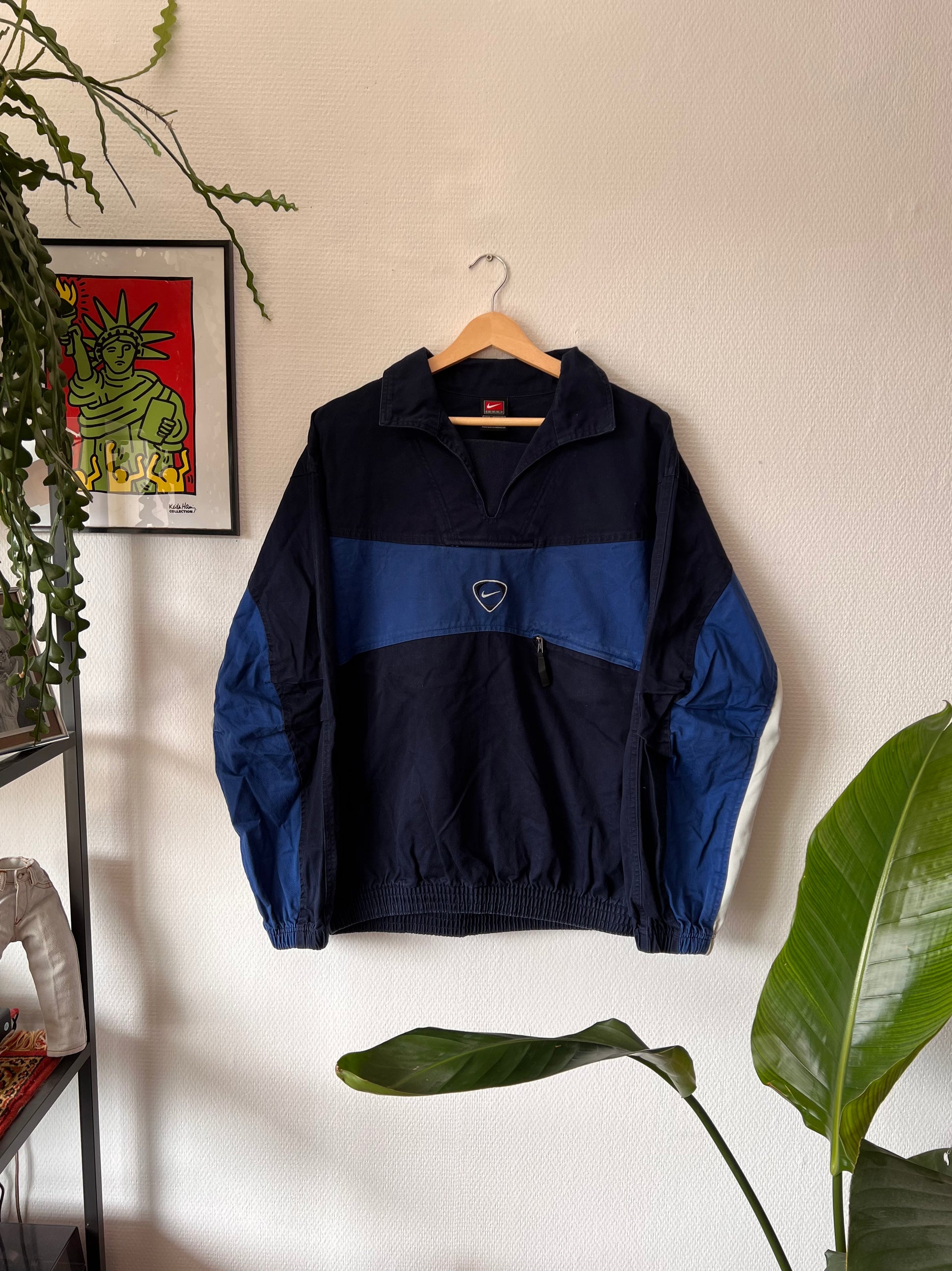 90s Nike Team Total Center Logo Track Jacket – Medium