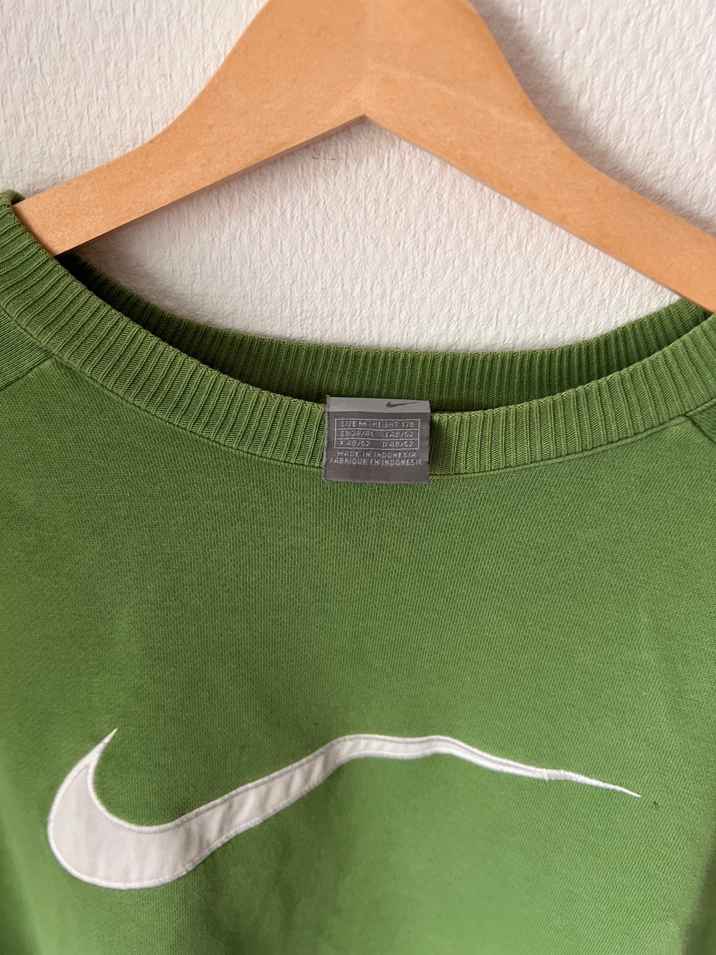 90s Nike Big Swoosh Logo Crewneck Sweatshirt – Medium