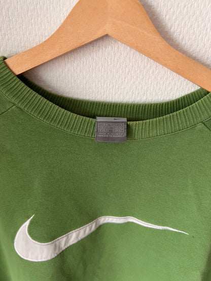 90s Nike Big Swoosh Logo Crewneck Sweatshirt – Medium
