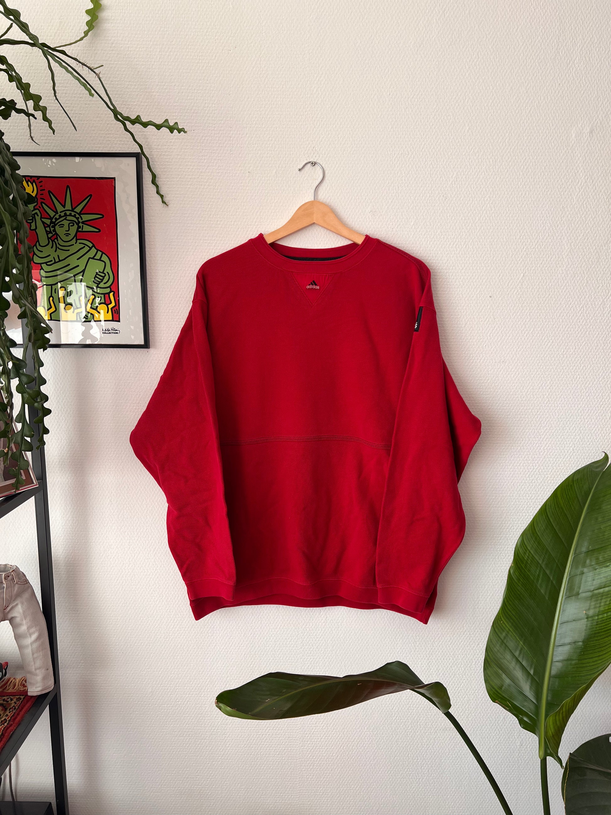 90s Adidas Equipment Mini Logo Crewneck Sweatshirt – Large