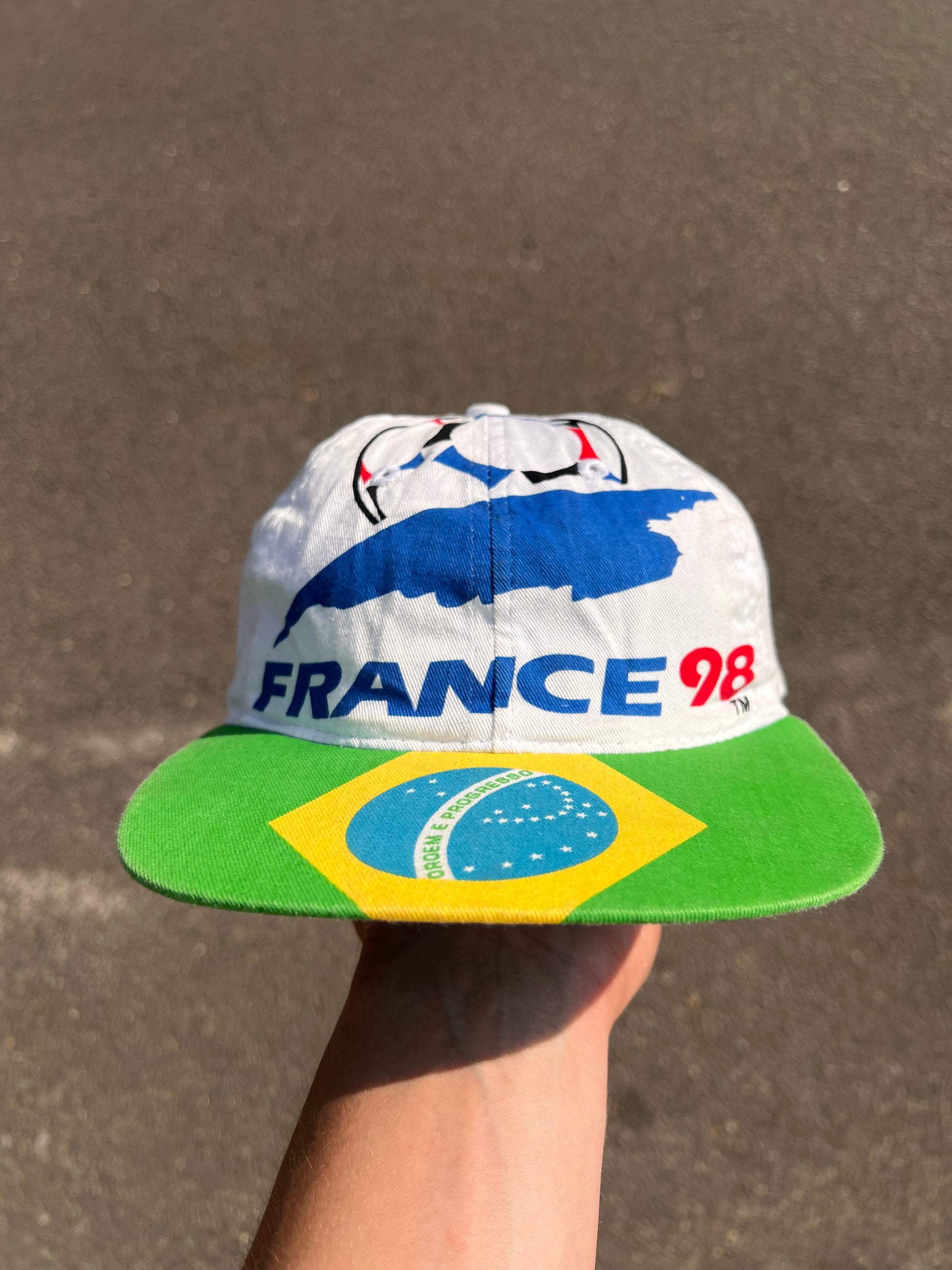 90's Brazil France 98 Cap – One Size